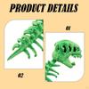 3D Dinosaur Skeleton Costume for Halloween, Fancy Dress