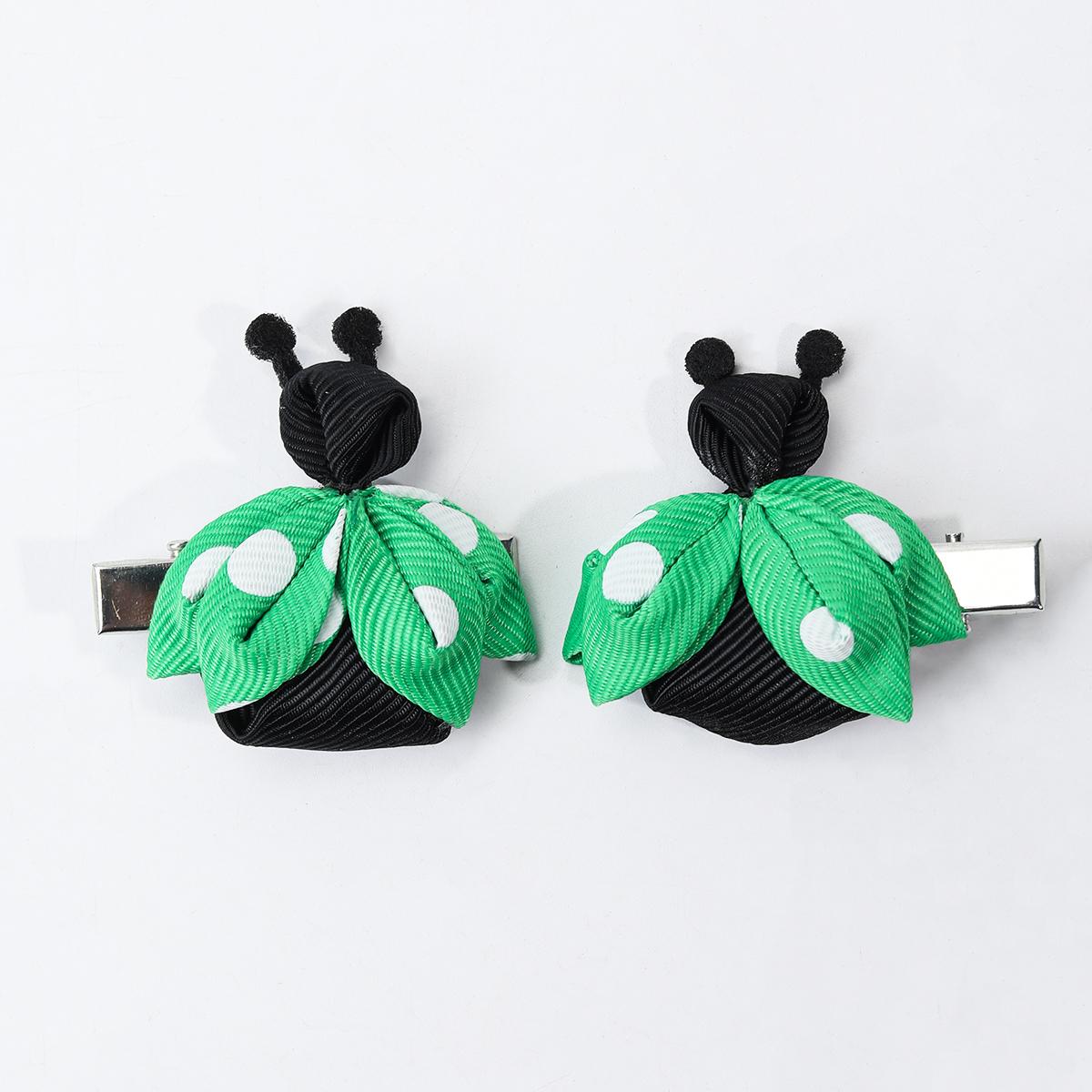 

2 шт./набор Красные заколки для волос в виде божьих коровок для девочек, ручной работы, милые животные заколки для волос, детские DIY заколки, детские кавайные аксессуары для волос