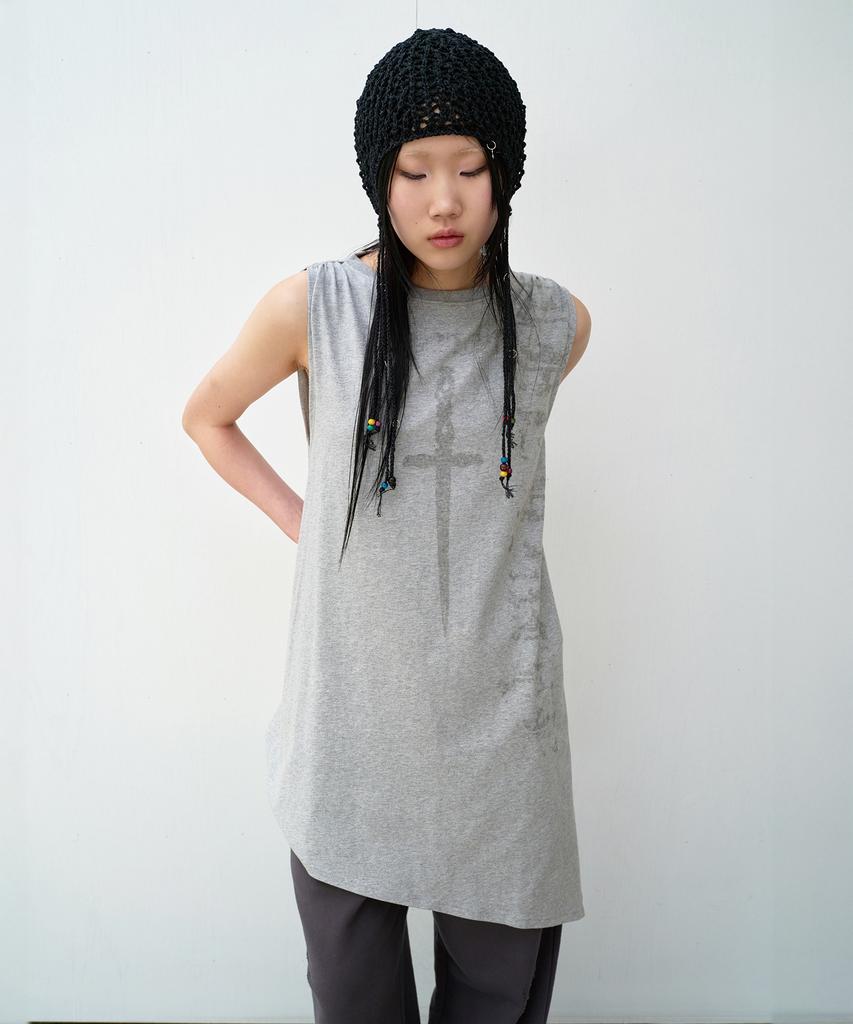 The Vinyl House Unbalance Layered One-Piece (W) Gray