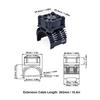 Aluminum Alloy RC Motor Cooling Fan Heatsink 8.4V Brushless Motor Fan Heatsink  Off-Road Racing