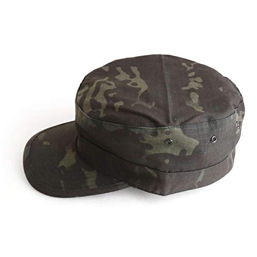 SHENKEL Military Patrol Cap, Multicam Black, Airsoft/Airsoft Game Hat, hat-002mcb