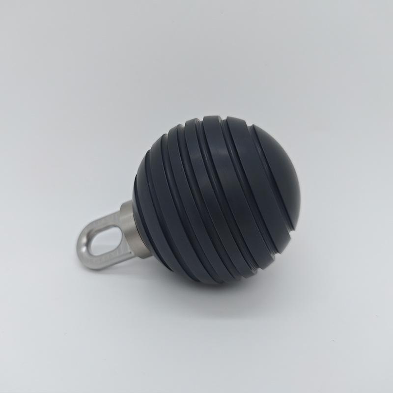 Professional Pull Cannonball Grips Pom+Stainless Steel Non-Slip Finger Grip Strength Trainer Ball for Barbell Weightlifting Gym Standard