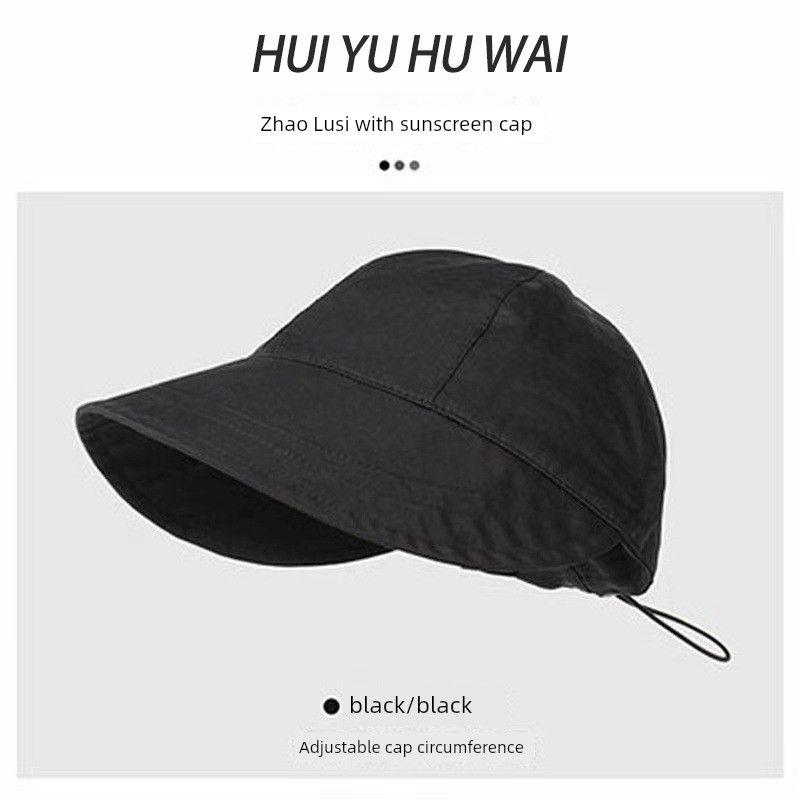 

Sun Hat for Women 2024 New Summer Sun Hat Outdoor Sun Protection Hat Fashion Embroidered Large Brim Fisherman Hat Black [Adjustable]-Ruth Sun Hat Default Size