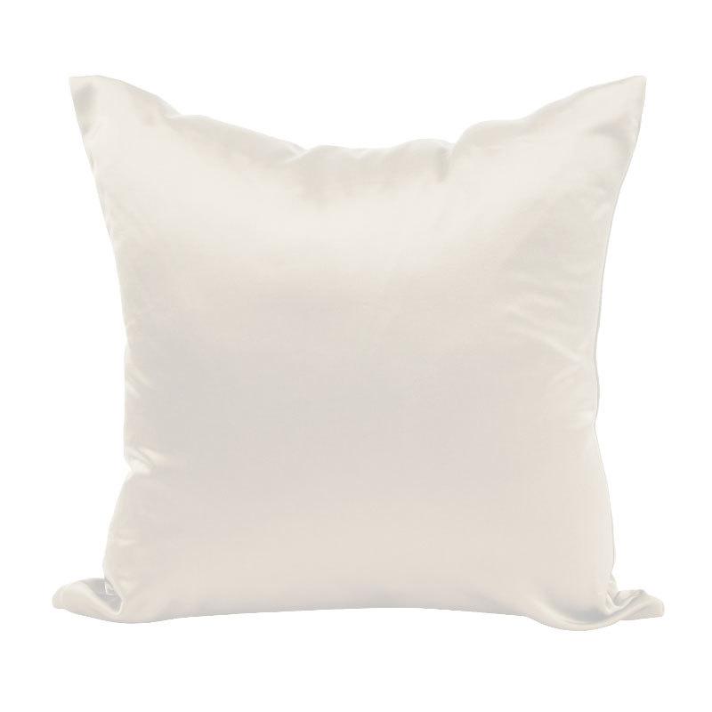 100% Satin Silk-Like Pillowcase Cover 40x40cm 45x45 50x50 60x60cm Solid Smooth Cushion for Sofa Bed Chair Home Decor Pillow Case