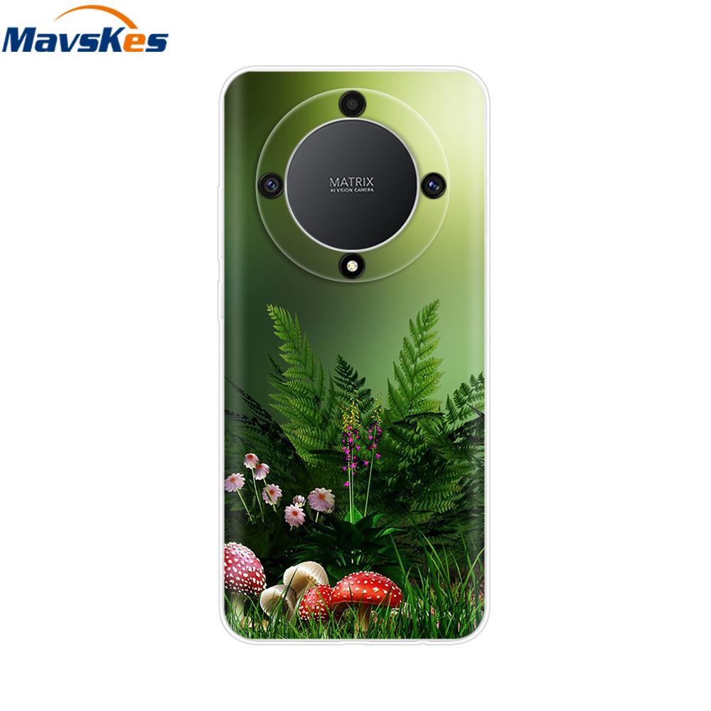 Soft Case For Honor Magic6 Lite TPU Silicone Phone Case For Honor X9b X9a Magic 5 6 Lite 5G Protective Shell Back Cover Fundas