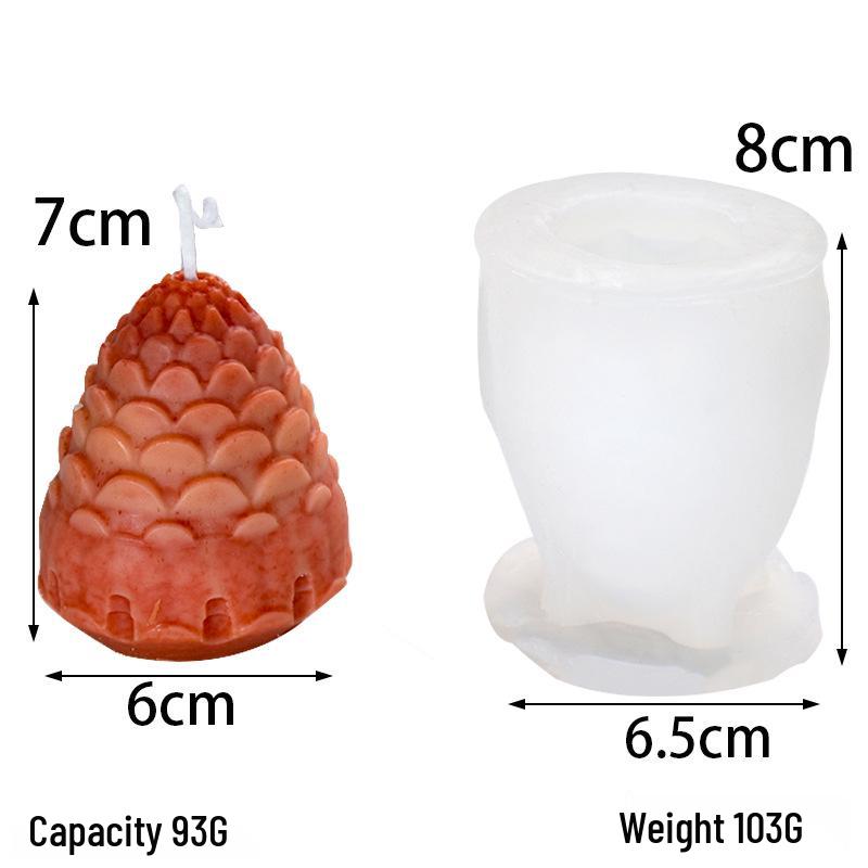 Christmas Silicone Mold for DIY Candle Making - Santa Claus, Tree, Snowman