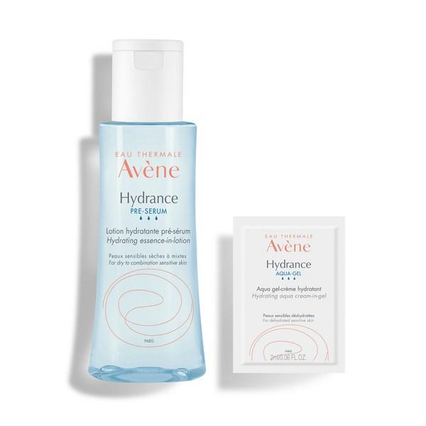 

Avene Idrance Essence в лосьоне 100 мл + аква-крем в геле 2 мл, набор, 1 комплект