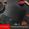 Rapid Defrosting Tray Fish Fruits Meat Foods Defrosting Board Aluminum Alloy Quick Ice Melting Device Household Kitchen Tools