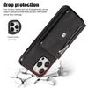 For iPhone 14 Pro PU Leather+TPU Scratch Proof Phone Case Kickstand Cover with RFID Blocking Card Bag