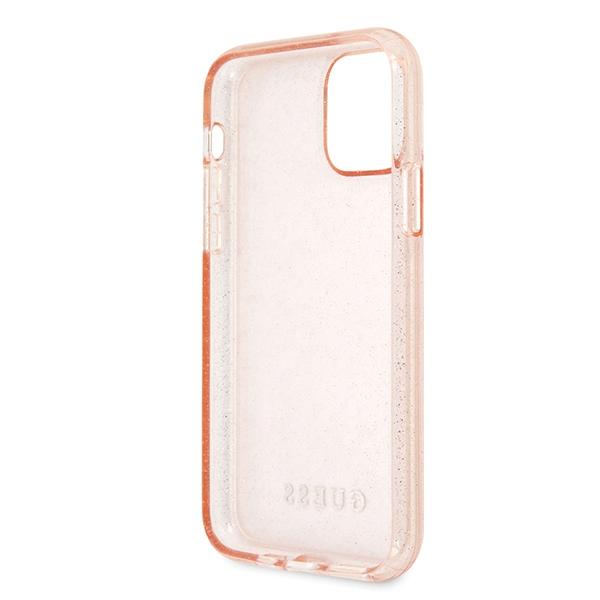 Guess Guhcn58Pcglpi Iphone 11 Proróżowy/Pink Hard Case Glitter