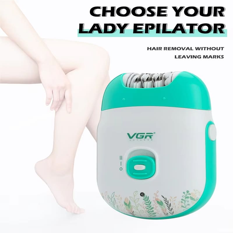 2026 VGR V-726 New Epilator Women Shaver Mini Plucker USB Rechargeable Electric Pedicure for Face Legs Bikini Precise and Gentle Home Hair Removal