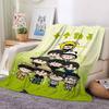 [2938 people's collection] Cartoon ten Qin Tianhe people thickened soft flannel blanket fan support