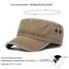 Unisex Wash Flat Top Caps Breathable Cotton Baseball Cap Outdoor Sun Protection Trucker Hats Light Plate Hat