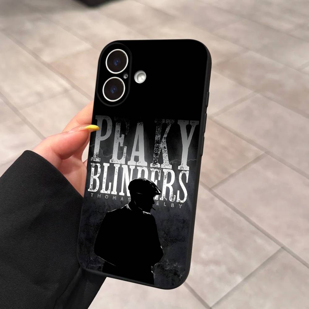 

Movie P-Peaky-S B-Blinders Phone Case For IPhone 17 16 15 14 13 12 11 Pro Max Plus Mini Soft Black Cover iPhone 11 pro