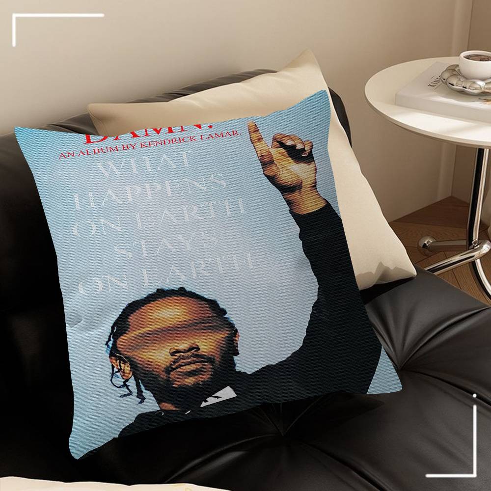 Kendrick Lamar Cushion Cover Inches Farmhouse Decor Home Throw Pillow Covers For Couch Decorations