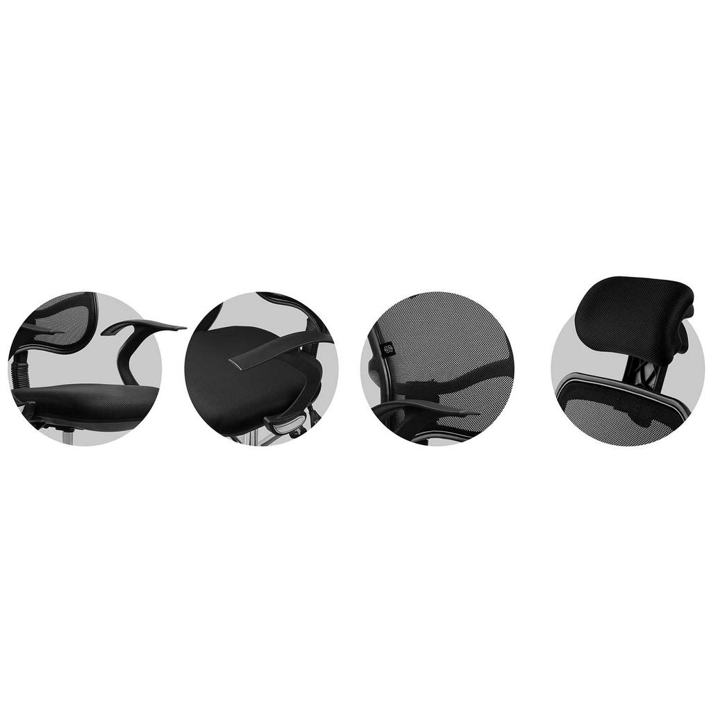 Sofotel Ryga Micro-Mesh Office Chair, Black