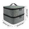 Nail Polish Storage Bag Travel Portable Organizer Double Layer Carrying Case Holds 30 Bottles for Fingernail Polish