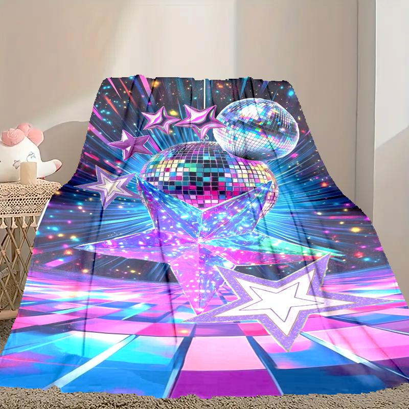 1pc Easy-Care Kpop Demon Hunters Blanket, Perfect for Couch, Bed, Home, Travel & More, Warm & Durable Printed Blanket