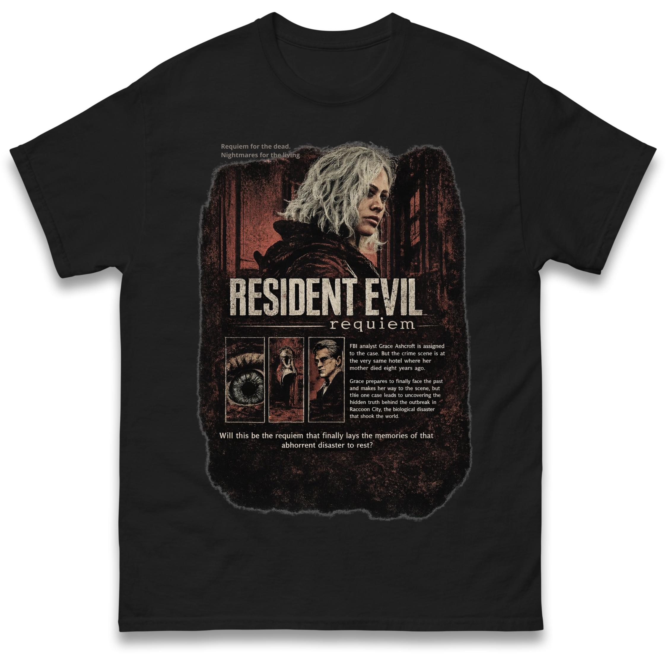 

Resident Evil Requiem T Shirt Tshirt Mens Womens Unisex Tops Tees L