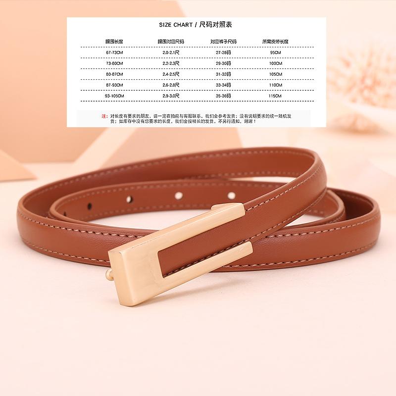 

Женский ремень из коровьей кожи, женский тонкий кожаный ремень, женский декоративный тонкий ремень для платья, брюк, женский 110cm оранжевый