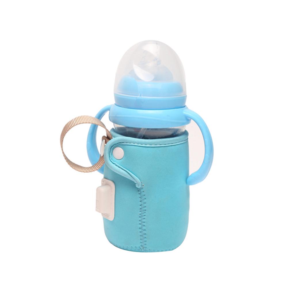 

Portable Baby Bottle Stroller Car Milk USB Warmer Insulated Pouch синій