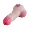 TPE Soft Realistic 2-in-1 Artificial Penis + Vaginal Adult Sex Toys for Men Women Masturbator Tools