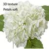 3D Latex Artificial Hydrangea Branches Big Hydrangea Flower Real Touch Artificial Flowers Home Table Office Wedding Decoration