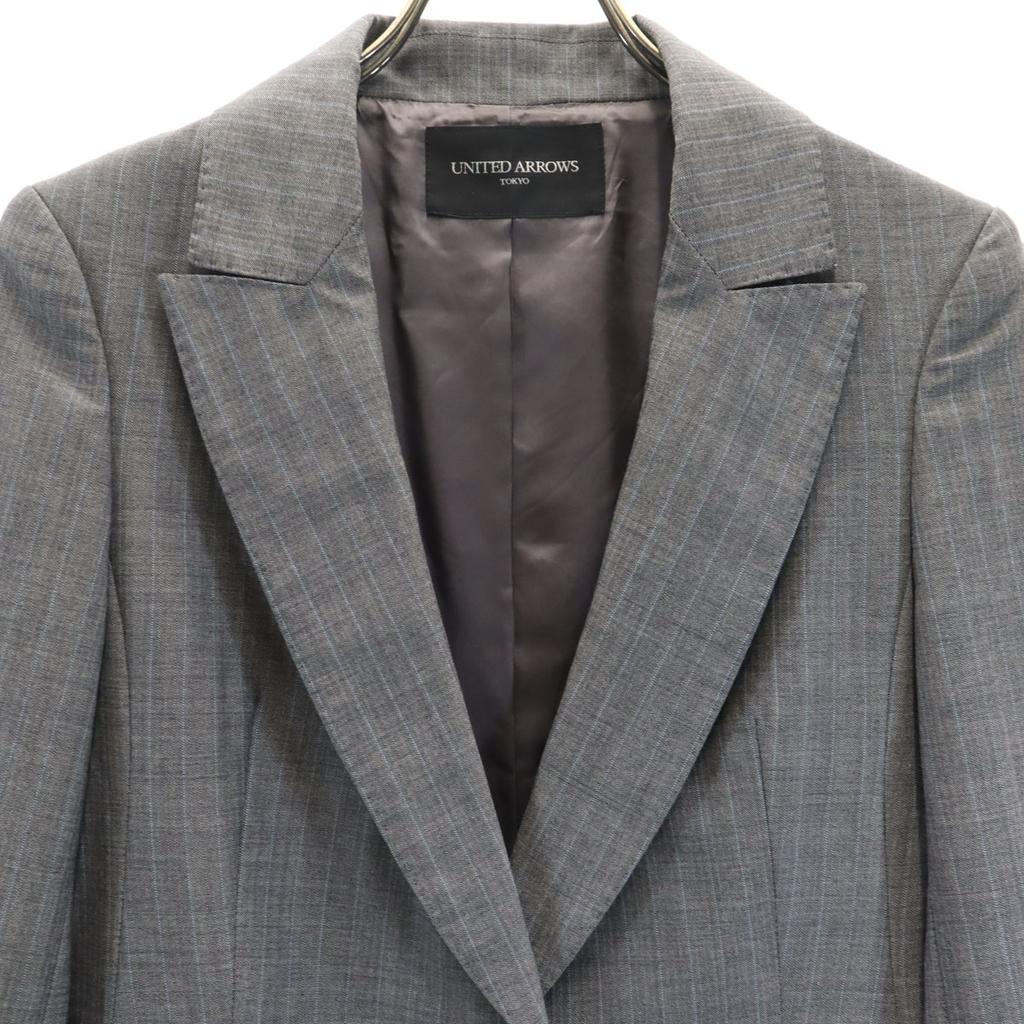 UNITED ARROWS Made In Japan Skirt Suit Setup 40 Gray Women Used