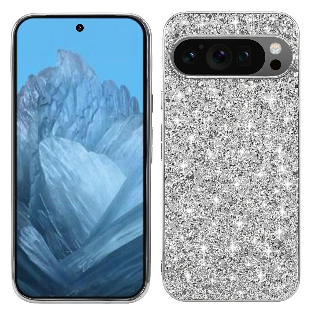 For Google Pixel 10/10 Pro Case TPU + PC Sparkling Glitter Phone Back Cover