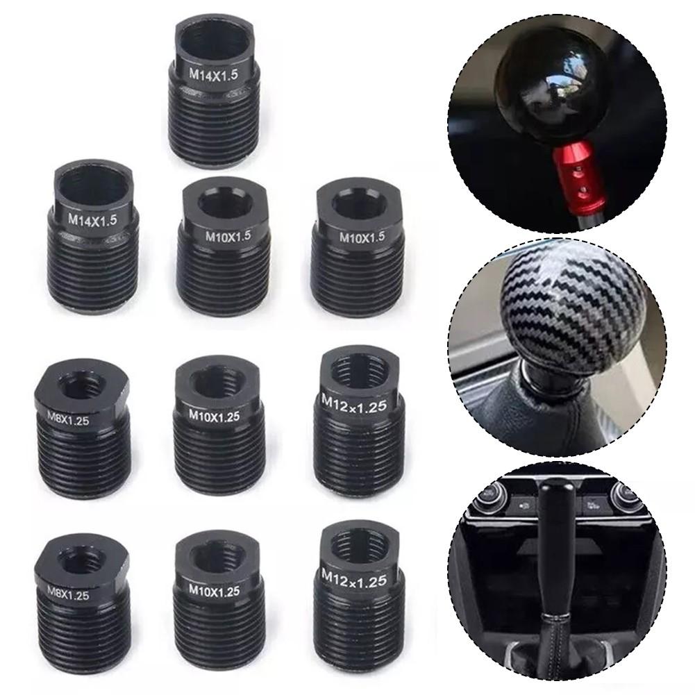 Car Accessory Upgrade 10Pcs Gear Shift Knob Adapters for Vehicle Fitment