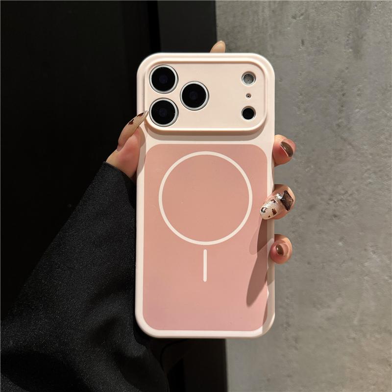 Liquid Silicone Magnetic For  Phone Case For For Iphone 17 Pro Max Wireless Charge Cover For For Iphone 15 16 Pro Max Accessories