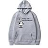 Funny Today I'm A Serious Goose Funny Silly Meme Graphic Hoodies Unisex harajuku fashion Sweatshirt Men women Fleece pullovers