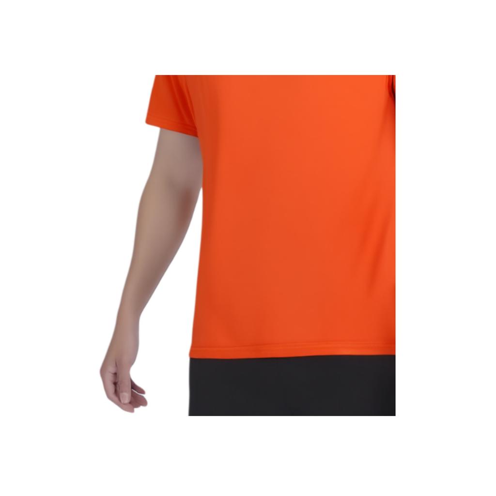 Nike Dri-Fit Logo Crew Neck Comfortable Quick-Dry Casual Short Sleeve Regular T-Shirt Men Tops University-Orange Cool-Grey HF0507-888