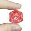 Roman Digital Dice 7pcs Polyhedral Dice Set for Table Game DND TPRG, as Gift and Collection