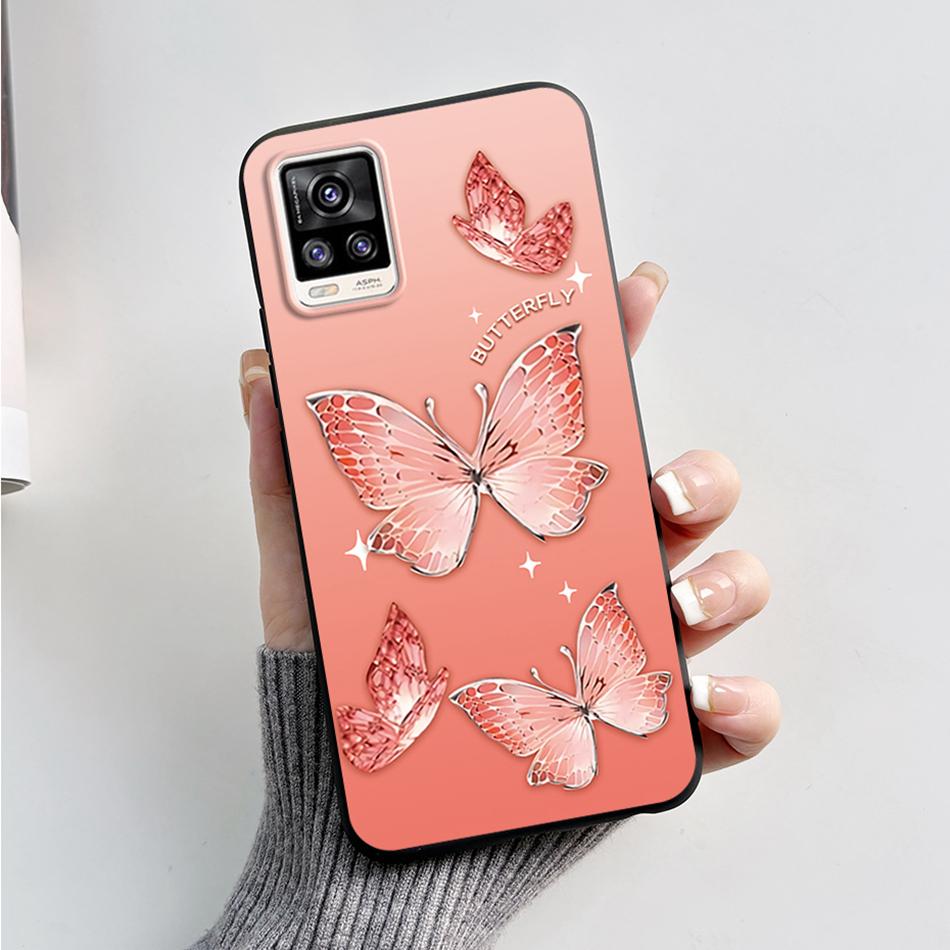 For Vivo V20 2021 Case V2040 Cute Cat Bear Frog Cover Soft Silicone Slim Phone Case For Vivo V20 V 20 VivoV20 V2025 V2024 Bags