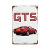 Metal Tin Poster 80s GTI Sports Classic Car Retro Metal Tin Sign Plaque Poster for Bar Club Wall Home Vintage Wall Plate Pendant