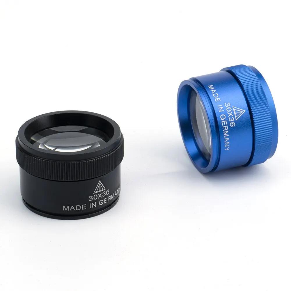 Optical Magnifying Glass 30x36  Portable Pocket Electronics Magnifyier For Jewelry Coin Stamps Watch Repair Magnifying Glass