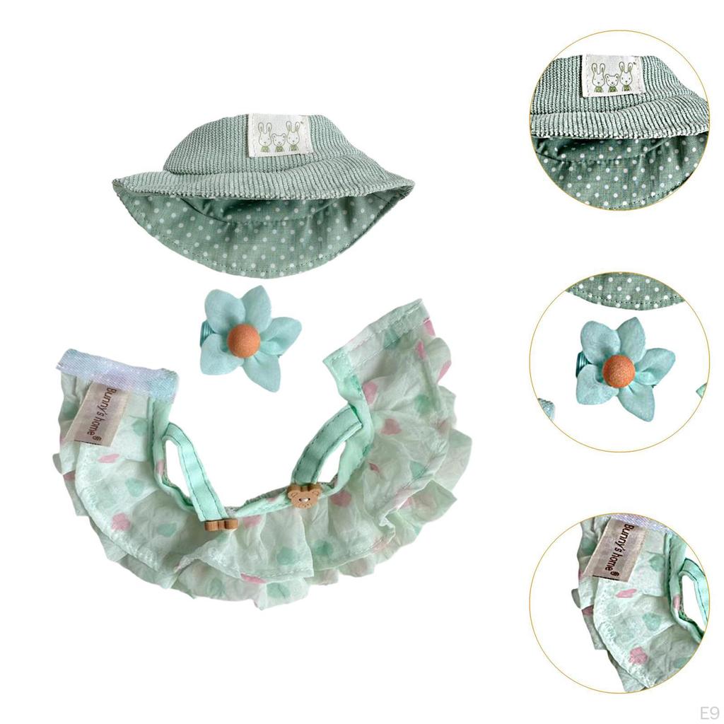 15 Cm Plush Duck Clothes Photo Props Soft Cute Stylish Pretend Play Dress Up