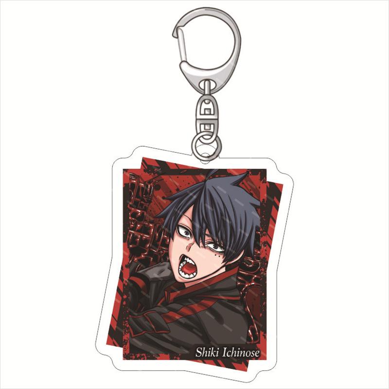 Manga Tougen Anki Acryl Schlüsselanhänger Figur Ikari Yaoroshi Shiki Ichinose Naito Mudano Cosplay Kostüm Schlüsselanhänger Rucksack Anhänger