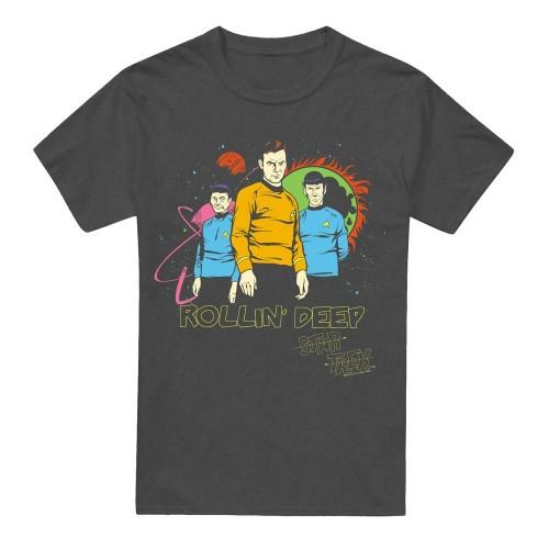 STAR TREK Unisex Adult Rollin Deep T-Shirt