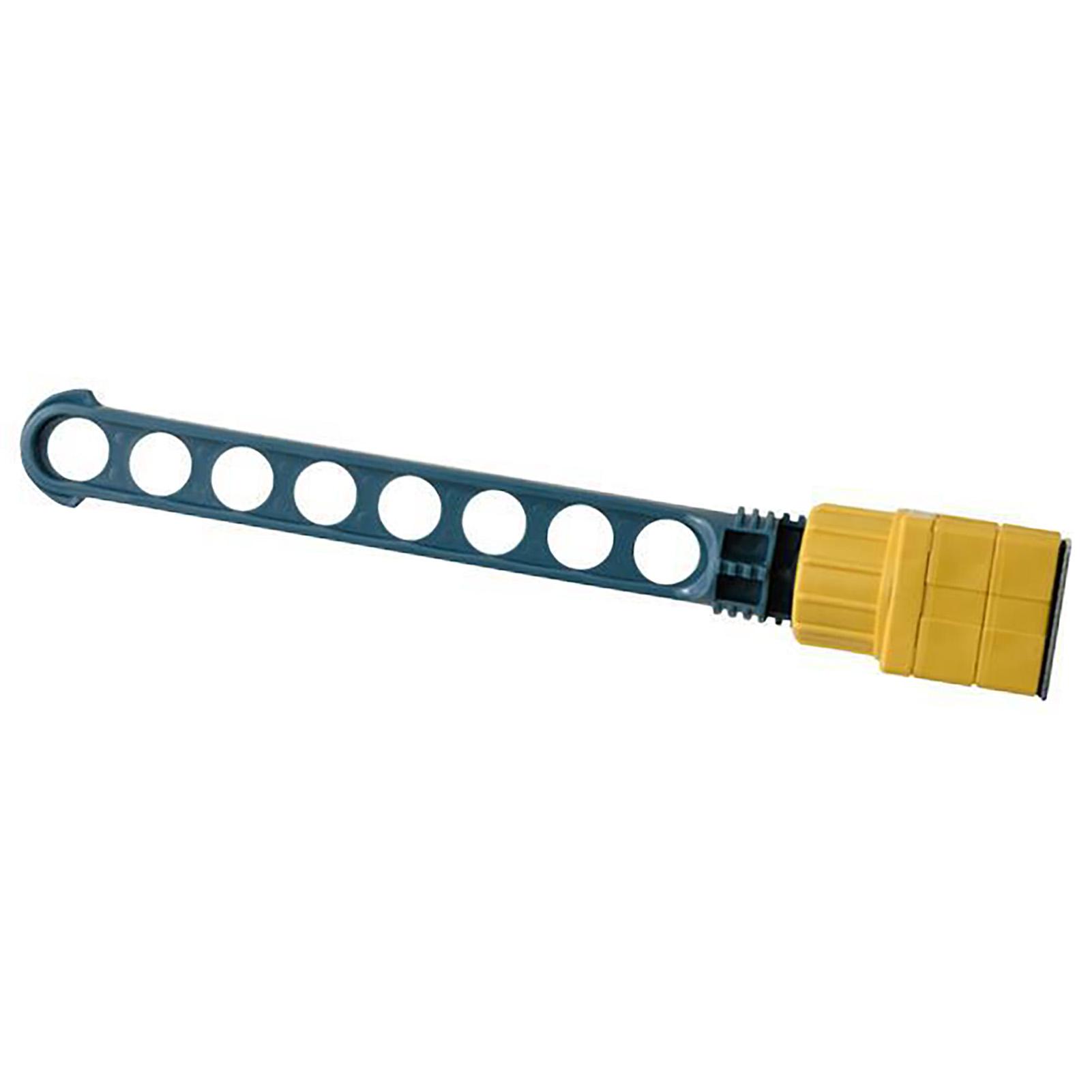 

Clothes Drying Rack Hanger Innovative Portable 8 Holes Window Frame Clothes Hanging Rack for синий