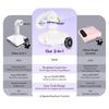 Nail Dust Collector Professional Nail Aspirator Replaceable Filter 130W Manicure Vacuum Cleaner For Manicure & Pedicure Tools