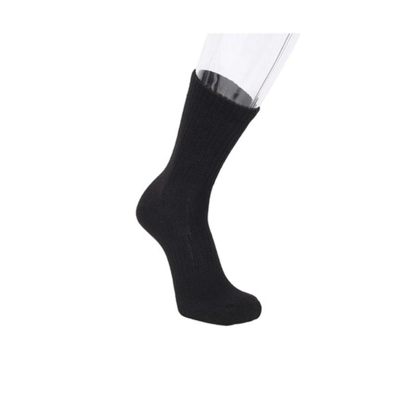 LECAF Mid-Calf Socks Black 5-Pack LE4A167BKM
