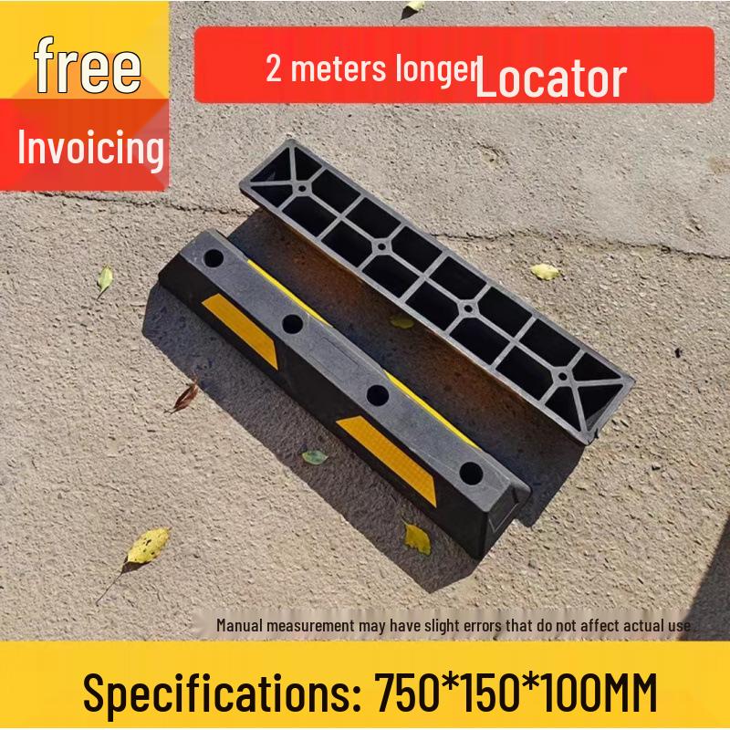 Rubber and Plastic Wheel Chock & Bollard: Car Stop, Anti-Collision Block, Curb Ramp, Parking Lot Vehicle Stopper