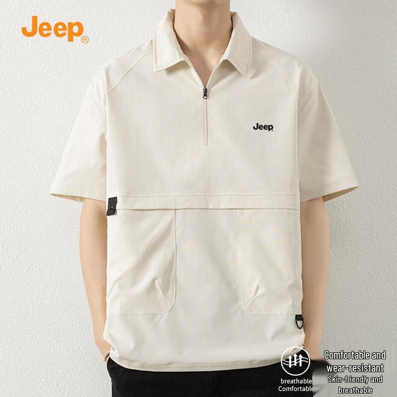 JEEPPOLO Men s Summer Cool-Touch Casual Polo Shirt 2XL