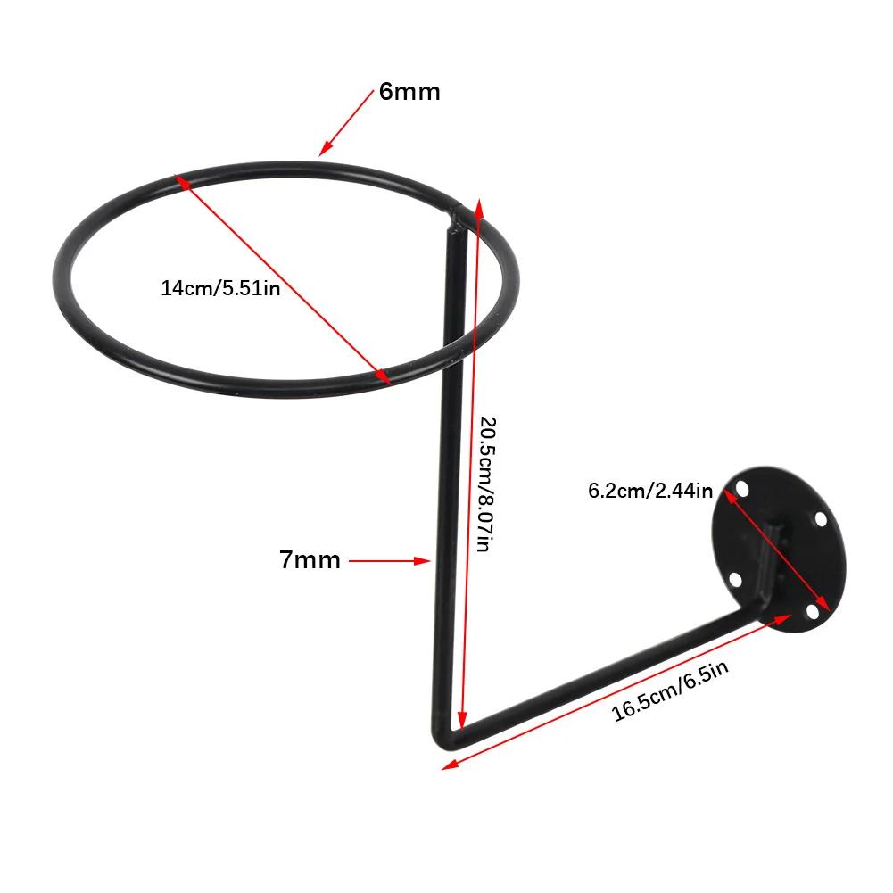 Steel Thickened Motorcycle Helmet Holder Hanger Rack Wall Mounted Hook for Coats Hats Caps Helmet Rack Helmet Accessories