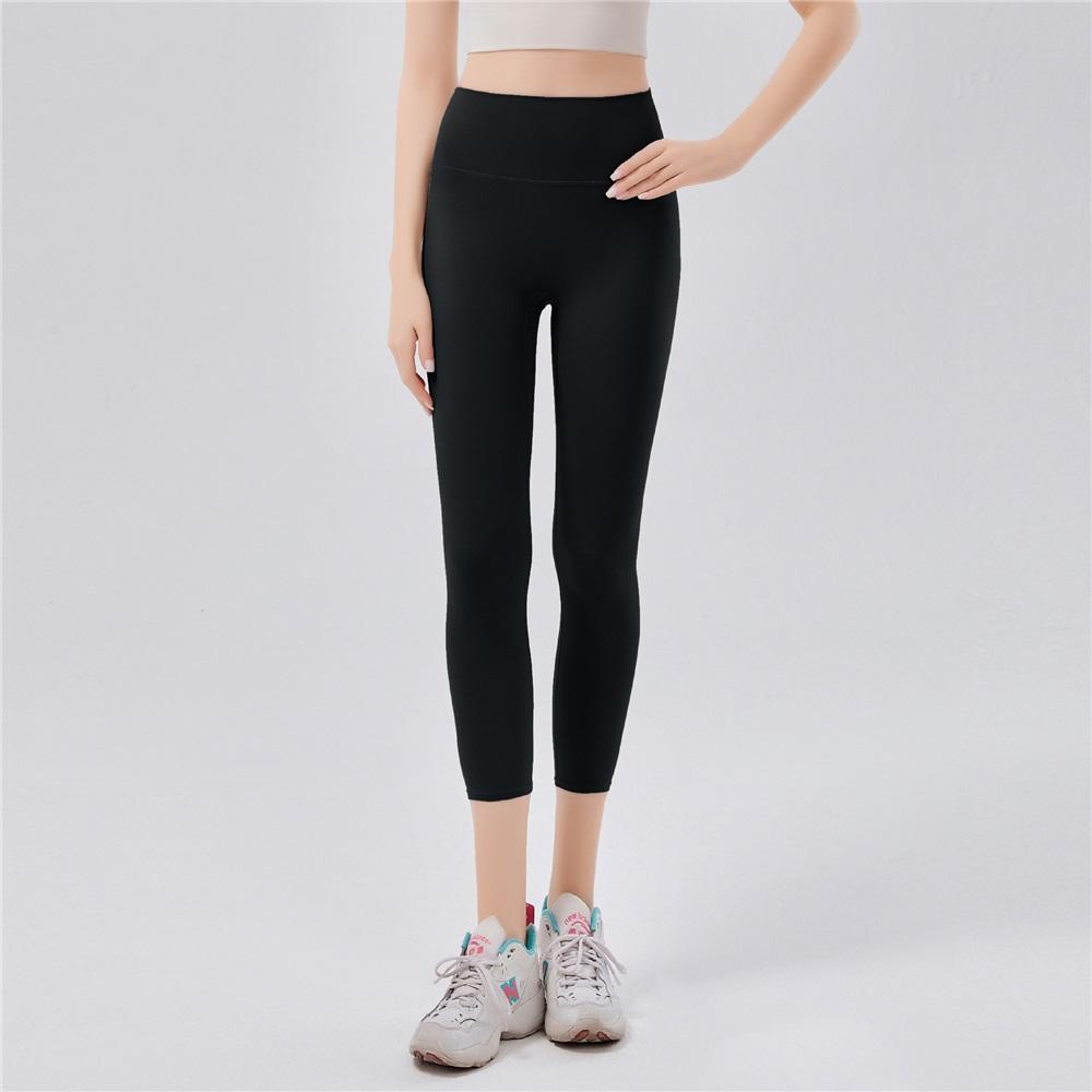 Quick Drying Yoga Pants For Women High Waist Slimming, Lifted Hips, Seven Quarter Pants, Sports, Wearing Tight Cycling Pants