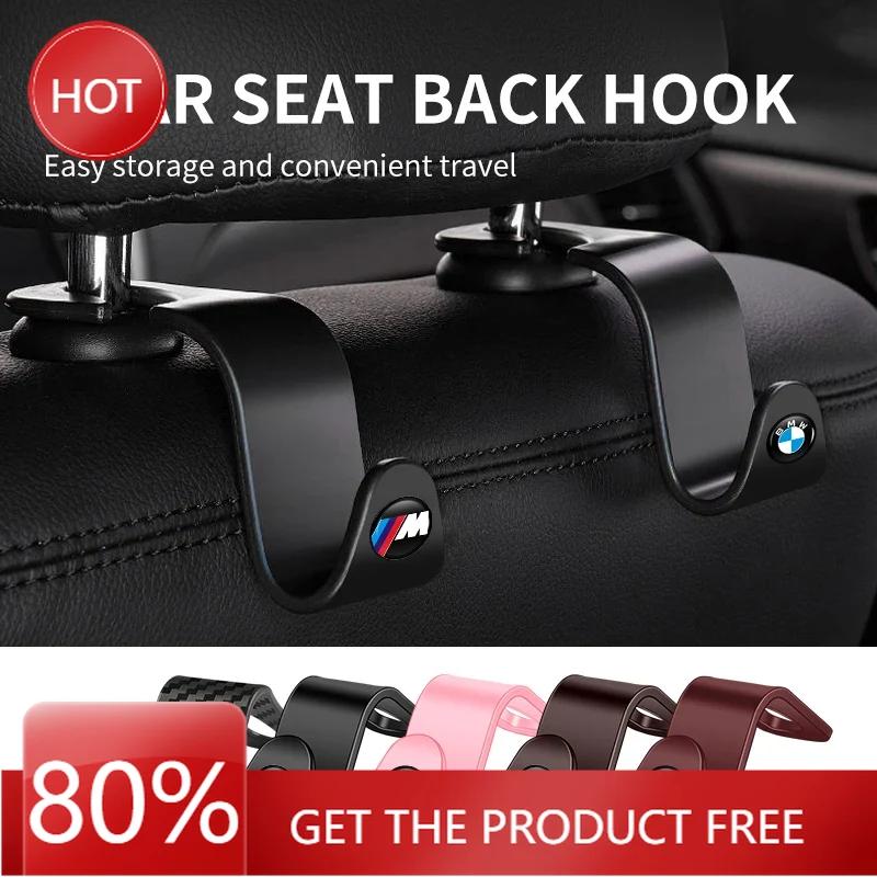 BABD1 2025 Hot Car Interior Seat Hooks Sundry Storage Holder For BMW M Power I3 G08 F15 F16 G20 G30 G11 G12 E36 E34 F94 F95 F97 F98 F9