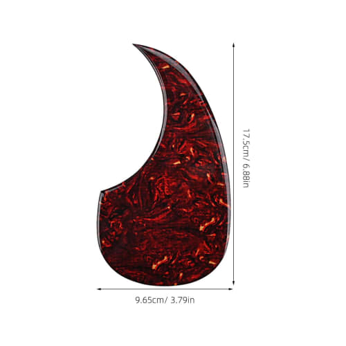 Vaguelly Adhesive Folk Guitar Pickguard for Acoustic and Electric Guitars