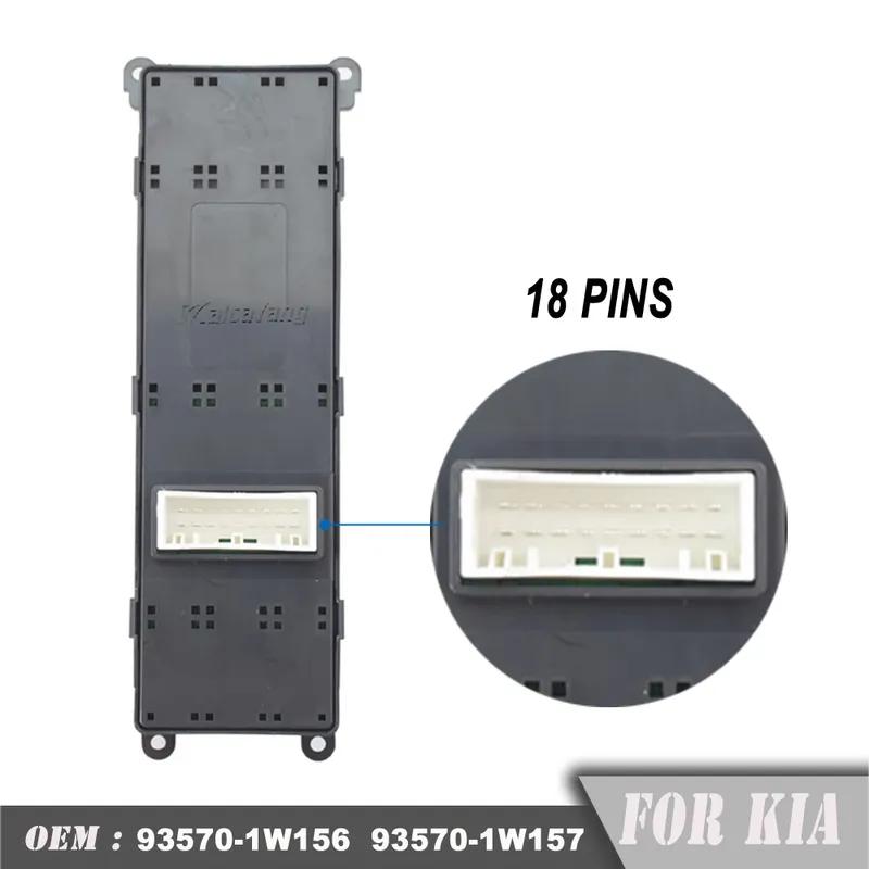 For KIA Rio III (UB) 2015 2016 2017 Driver Side Master Power Window Control Switch Regulator Button 93570-1W157 93570-1W156 Auto